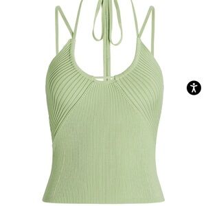 Johnathan simkhai green halter top